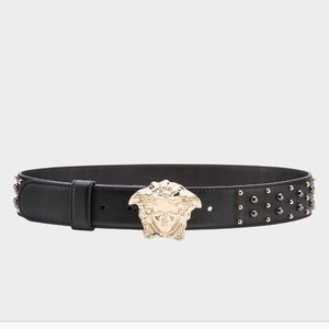 Versace City Stud Medusa Belt